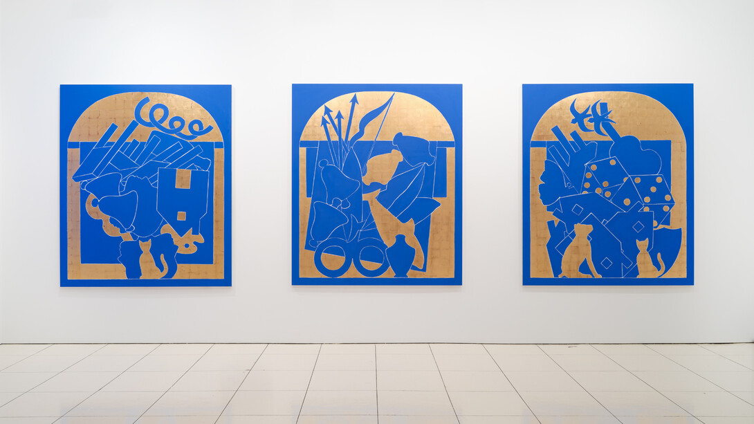 Installation view: Francesco Clemente: Angelus Novus, Artworks © Francesco Clemente; Photo by Argenis Apolinario. Courtesy the artist and Vito Schnabel Gallery