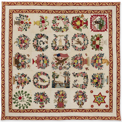 Album quilt, ca. 1847–50. Courtesy of Frist Art Museum
