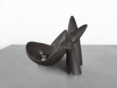 Above Within Beyond, 2014, Bronze, 62 x 85 x 83 inches. Courtesy of Wendell Castle and Friedman Benda. Photography: Adrien Millot