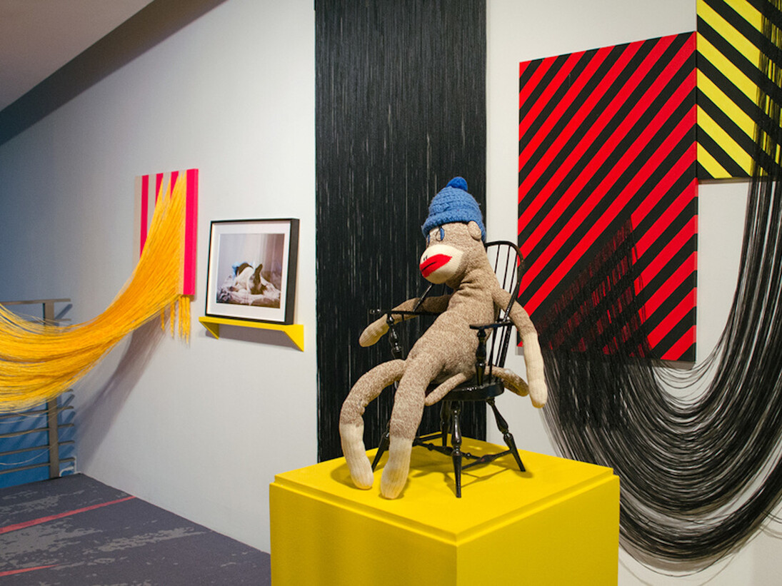 Liz Collins, Exhibition view. Courtesy of Tang Museum 