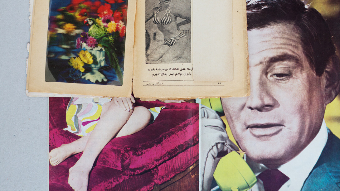 Hannah Darabi, How to marry a millionaire, "Mahvashs book of pleasure" (detail), 2024. Courtesy of Photo Elysée