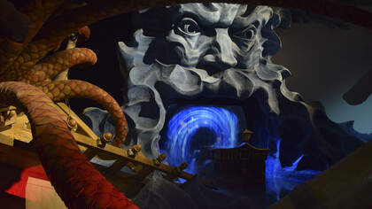 Adamastor, o gigante do Cabo das Tormentas perigo pelas naus, 2014. Fotografia World of Discoveries 