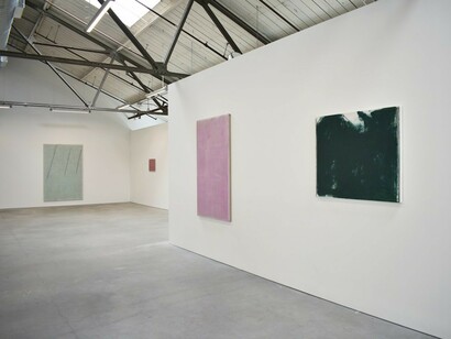 John Zurier, Exhibition view. Courtesy of Anglim Gilbert Gallery