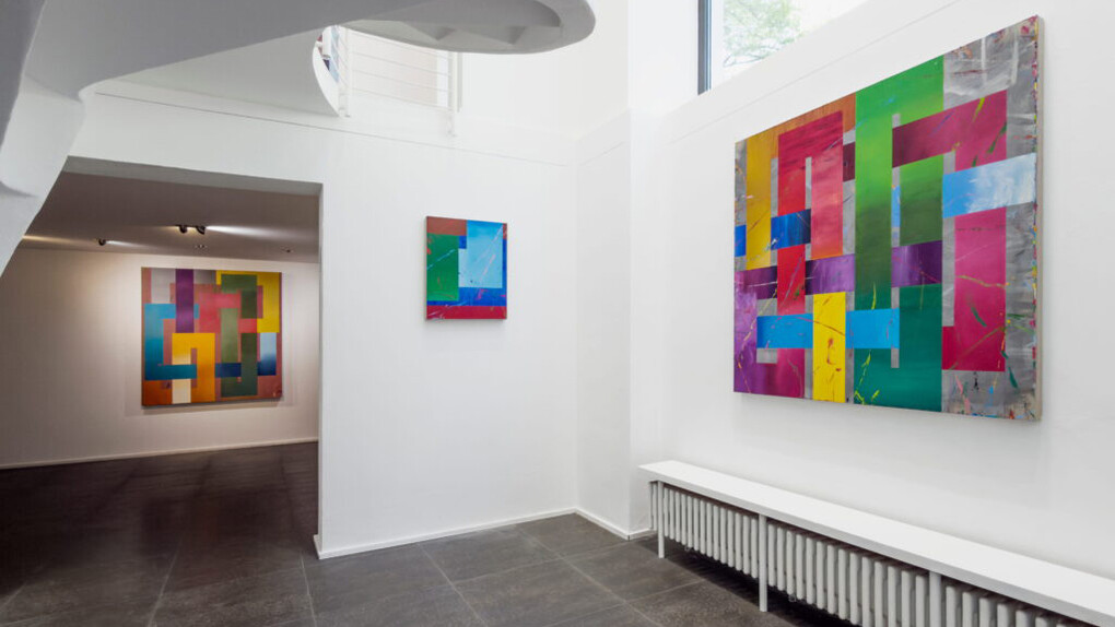 Pablo Griss, Dystopic cartography, ausstellungsansicht. Mit freundlicher genehmigung der Luisa Catucci Gallery