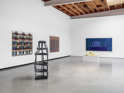 Various artists, The abstract future, exhibition view. Courtesy of Jeffrey Deitch Gallery