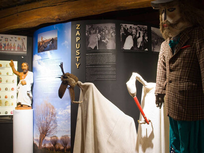 Culture of Mazovia in folk vision of the world, exhibition view. Courtesy of The Mazovian Museum in Płock