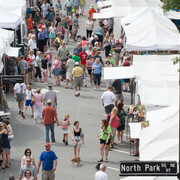 Marietta Art in the Park past edition, festival view. Courtesy of Marietta Art in the Park 