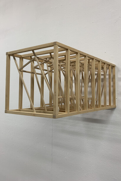 Willem Besselink, Derived structures, exhibition view. Courtesy of NL=US Art
