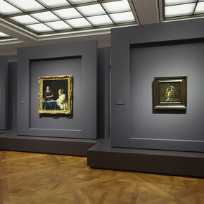 Johannes Vermeer, Vermeer’s love letters, exhibition view. Courtesy of the Frick Collection