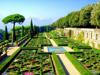 Pope’s Summer Palace in Castel Gandolfo, gardens