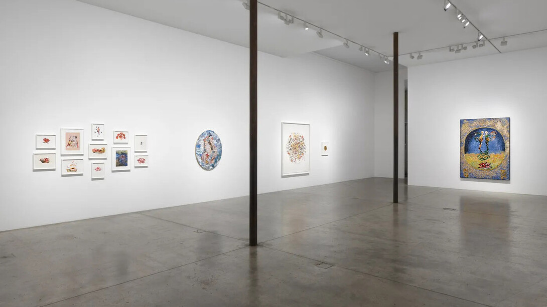 Shahzia Sikander, High seas; closed skies, exhibition view. Courtesy of Victoria Miro Gallery