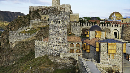 Rabati Castle in Akhaltsikhe, Georgia, offers a glimpse into the region's rich history and architectural splendor