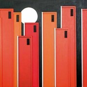 Bob Rontani, Suburbia, tecnica mista, 60 x 80 cm