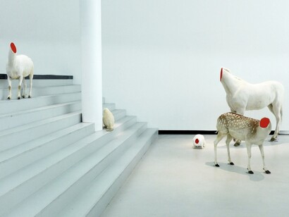 Huang Yong Ping. Baton serpent