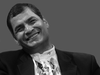 Rafael Correa, político, catedrático y economista, expresidente de Ecuador