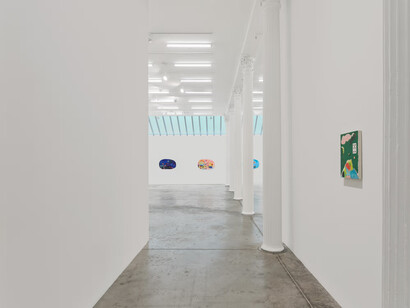 Emily Sundblad, The adolescent ocean, exhibition view. Courtesy of Bortolami Gallery