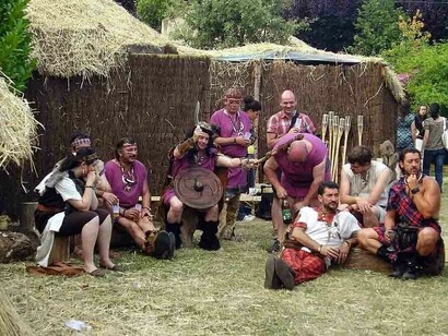 Campamento a las afueras de Astorga