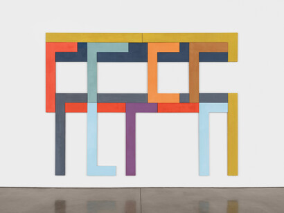 David Novros, ausstellungsansicht. Mit freundlicher genehmigung der Hamburger Kunsthalle