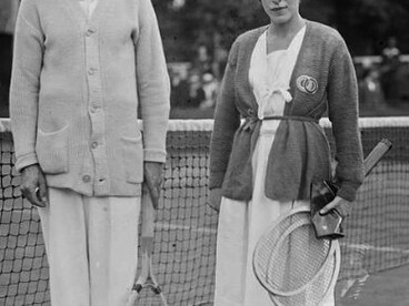 Léonce Aslangul and Jeanne Vaussard in 1921, reflecting early 20th-century sports and leisure culture