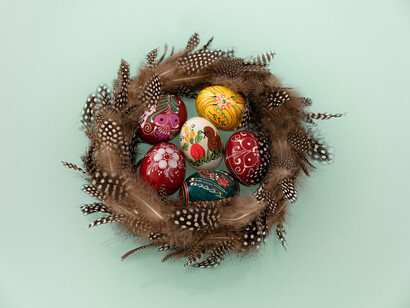 Eggs are commonly painted on Good Friday