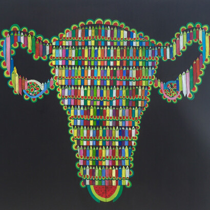 Celina Teague, I Am No One, 2015, oil and acrylic on canvas, 190 x 170 cm