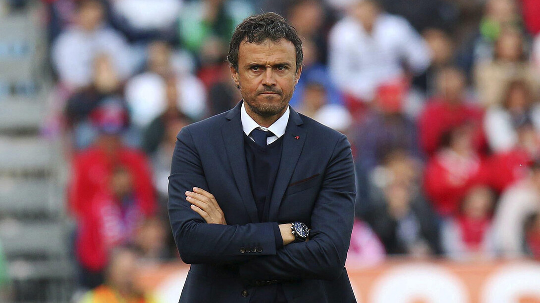 Luis Enrique Martínez García, exfutbolista y entrenador español que dirige a la selección española