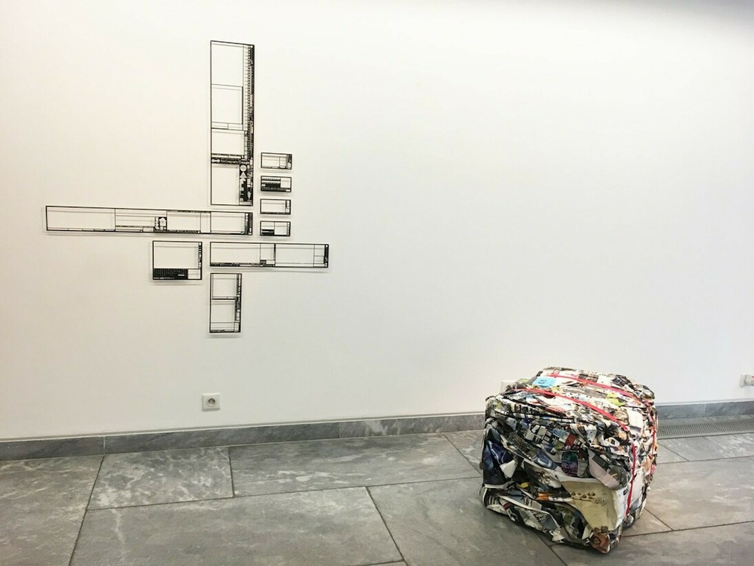 Archeonautes, Exhibition view. Courtesy of Galerie Charlot