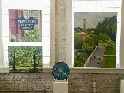 Walking the ATL. Courtesy of Brickworks Gallery