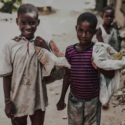 Almajiri boys in Nigeria are children, often from rural areas, who are sent to cities to receive Quranic education. However, many of these children end up begging on the streets for survival instead of receiving formal education