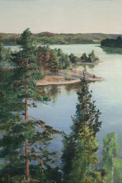 Prince Eugen, Orlången Lake, Balingsta, 1891. Avec l'aimable autorisation de la Fondation Beyeler