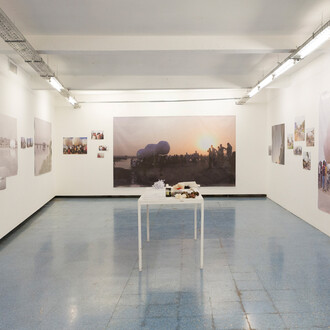 Yo-Yo Gonthier, Soy el hijo del río, vista de exhibición. Cortesía de Fundación Proa