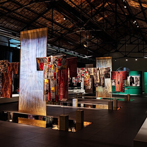 Mostra Kimono, Riflessi d'arte tra Giappone e Occidente, Museo del Tessuto. Courtesy Museo del Tessuto di Prato