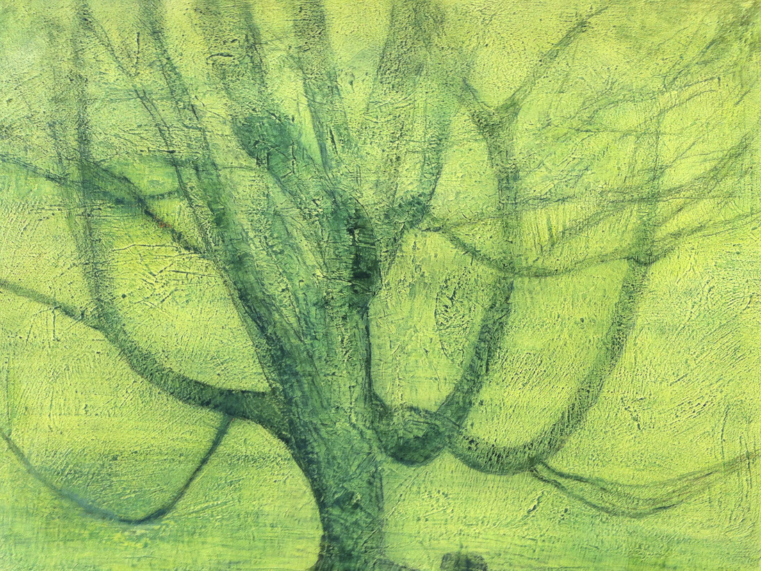 Deborah Freedman, Freedom of Worship 2, 2012, 3' x 4', Oil on Canvas