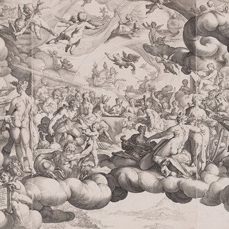 Hendrick Goltzius, The wedding of Cupid and Psyche, 1587. Courtesy of Museum of Fine Arts Boston