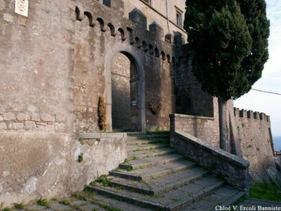 The entrance of the fortress of Soriano nel Cimino