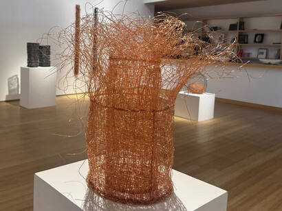 Nancy Koenigsberg, Crossed wires, exhibition view. Courtesy of Nancy Hoffman Gallery