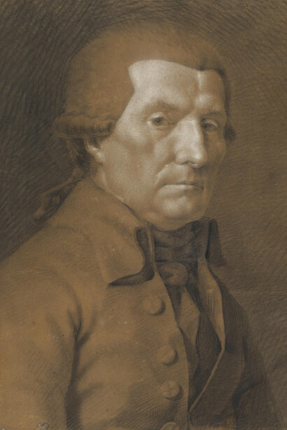 Philipp Otto Runge (1777–1810), Bildnis des Vaters Daniel Nicolaus Runge, 1801