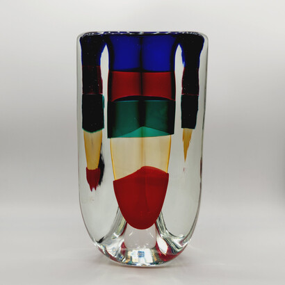 Venini Fasce Sommerse, 1991, sommerso glass – Murano, 12.75x6x6 inches. Courtesy New River Fine Art