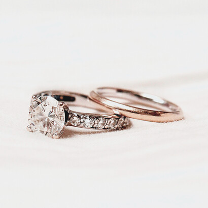 Rings could be rented for the engagement and returned after the wedding