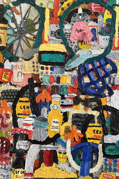 Emilio Villalba, Everything is something 8, 2024. Courtesy of Dolby Chadwick Gallery
