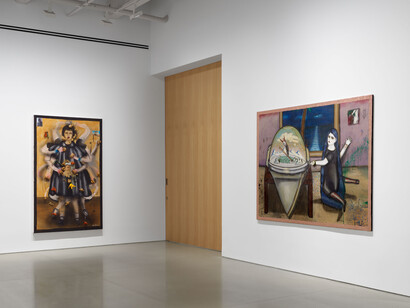 Julio Galán, vista de exhibición. Cortesía de Luhring Augustine