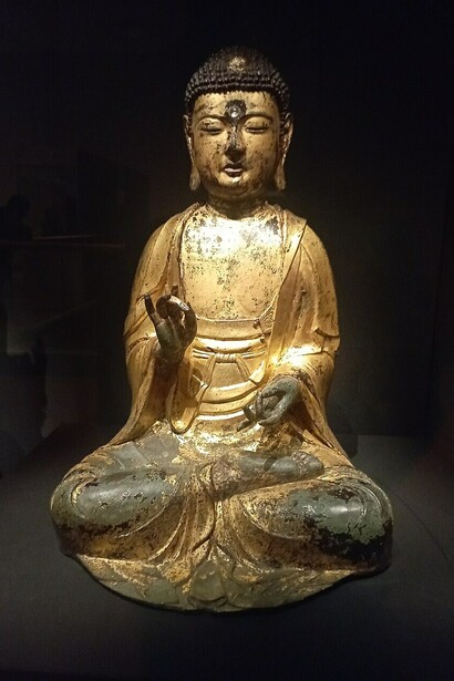 Statua di Siddhartha Gautama, National Museum of Korea, Seoul, Corea del sud