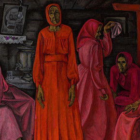 V.E. Popkov, Reminiscences. Widows, 1966. Courtesy of New Tretyakov Gallery 