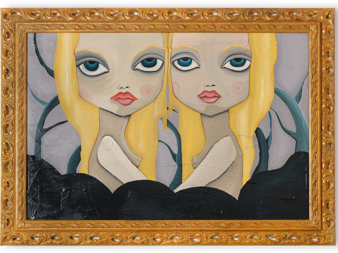 Silvia Viganò, Bipolar disorder , 70 x 100 cm, acrilico su tela , 2014