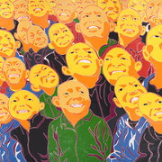 Fang Lijun - "2016  2016" - 244×366cm 