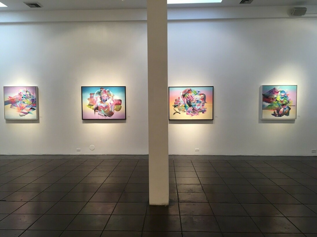 Hueman & Joseph Lee, Exhibition view. Courtesy of KP Projects