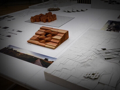 Installation of Budidesa at Chicago Architectural Biennial