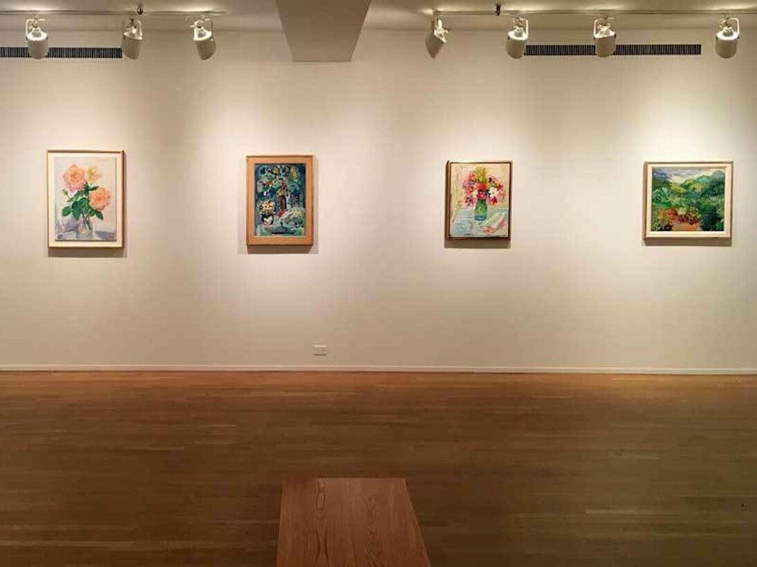 Nell Blaine, Exhbition view. Courtesy of Tibor de Nagy