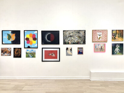 Various artists, Autumn on orchard, exhibition view. Courtesy of Van Der Plas Gallery