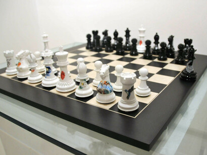 Daniela Raytchev, 'Addictions' Purling London Luxury Chess set
